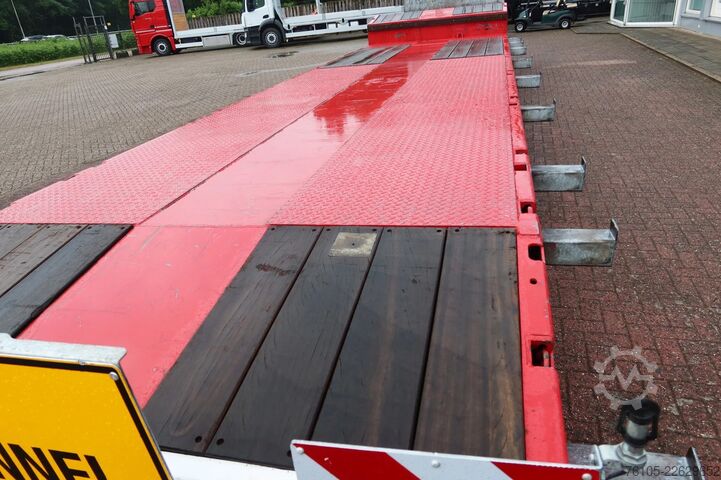 Félig alacsony rakodó Max Trailer Max 100-F-S43-1AAF Uitschuifbaar 450cm