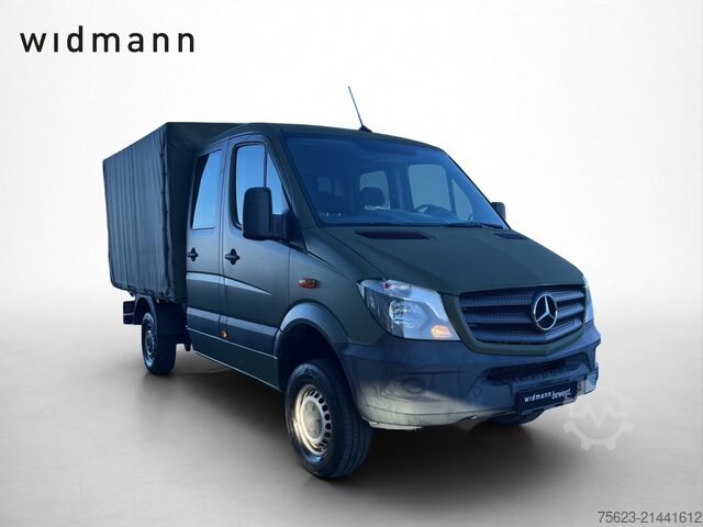 Gardinsided kassevogn Mercedes-Benz Sprinter 316 CDI 4x4 Doka Pri/Pla Klima Standh.