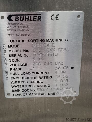BPXX Sortownik Optyczny Bühler SORTEX E1E PolyVision