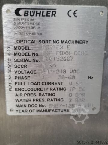 BPXX Sortownik Optyczny Bühler SORTEX E1E PolyVision