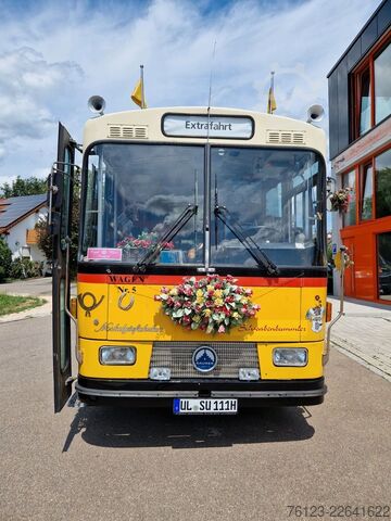 Buss VOLVO Party Gaudi Bus Ex Schweizer Postbus Lauber Aufb