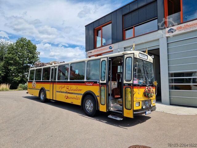 Buss VOLVO Party Gaudi Bus Ex Schweizer Postbus Lauber Aufb
