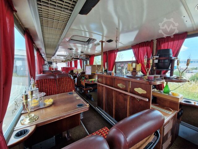Buss VOLVO Party Gaudi Bus Ex Schweizer Postbus Lauber Aufb