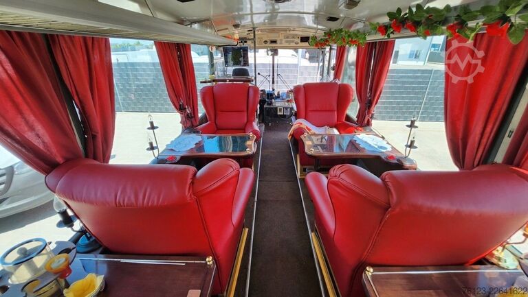 Buss VOLVO Party Gaudi Bus Ex Schweizer Postbus Lauber Aufb