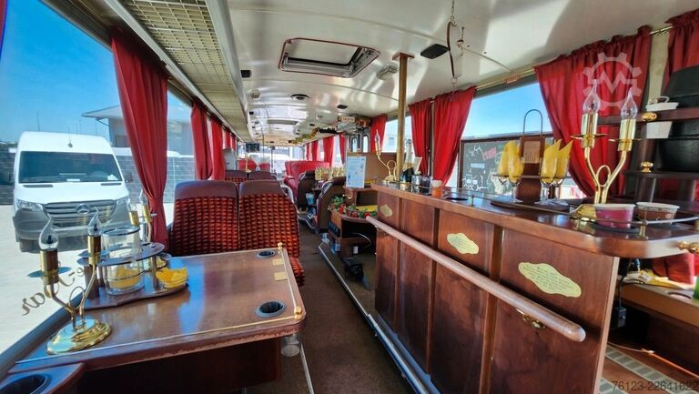 Buss VOLVO Party Gaudi Bus Ex Schweizer Postbus Lauber Aufb