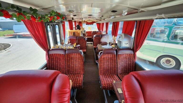 Buss VOLVO Party Gaudi Bus Ex Schweizer Postbus Lauber Aufb