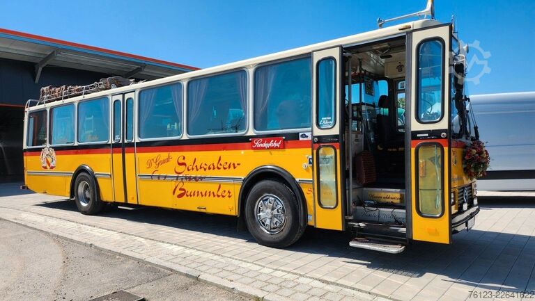 Buss VOLVO Party Gaudi Bus Ex Schweizer Postbus Lauber Aufb