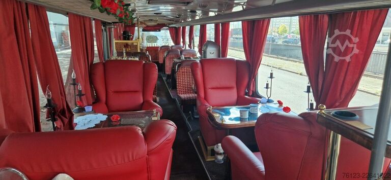 Buss VOLVO Party Gaudi Bus Ex Schweizer Postbus Lauber Aufb