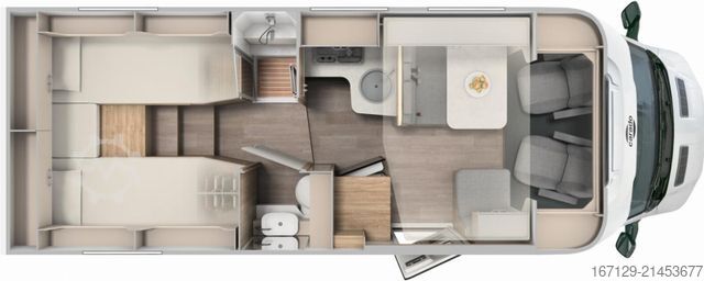 Caravana semiintegrada CARADO Edition26 T Ford 447 Trail 165PS Auto / Xenon