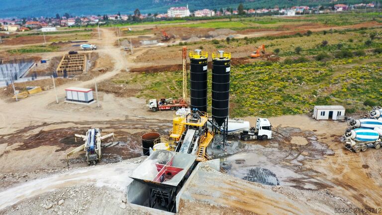 Mobile betona betona betona betona FABO Mobile Concrete Batching Plant 100 m3/h Mobile Concrete Batching Plant