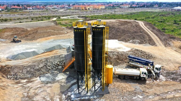 Mobile betona betona betona betona FABO Mobile Concrete Batching Plant 100 m3/h Mobile Concrete Batching Plant