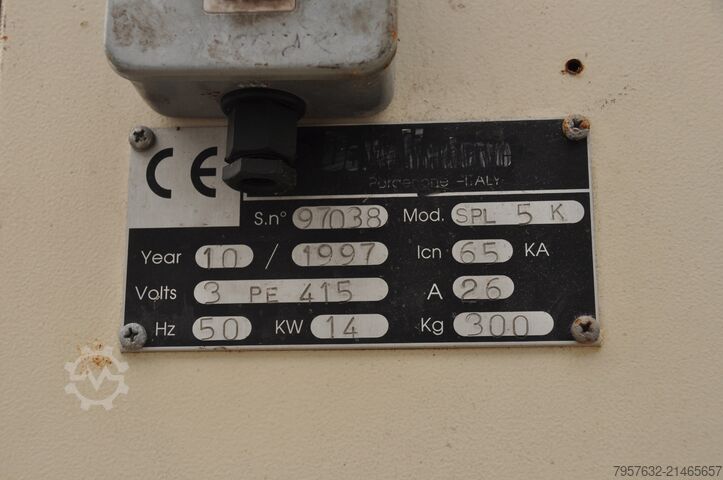 Bruska na lišty DELLE VEDOVE SPL 5K