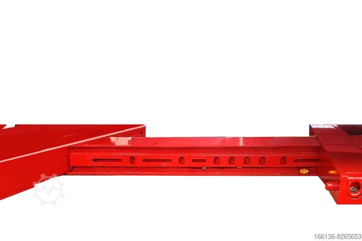Auflieger mit offener Pritsche Fliegl SDS 390 Plateau mit Teleskopierung für Baustahlmattentransport