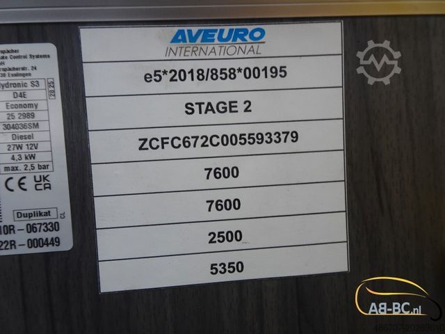 Touringcar IVECO Aveuro Ambra 35 seats Euro 6 NEU