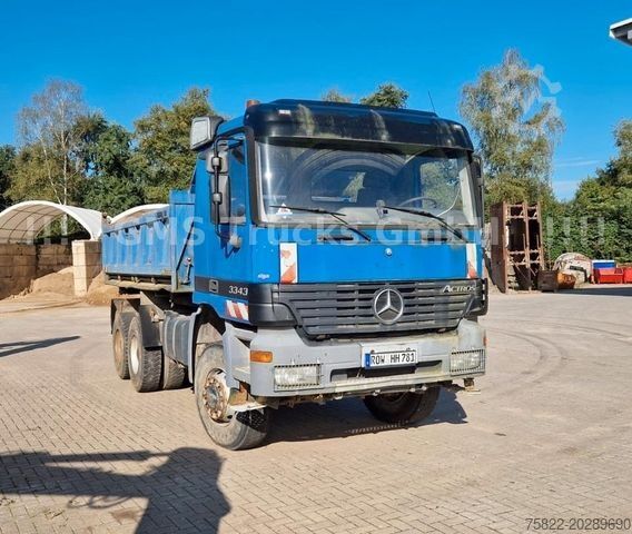 Kiepwagen MERCEDES-BENZ Actros 3343 / 6X6 ALLRAD / NUR 180km / GERMAN