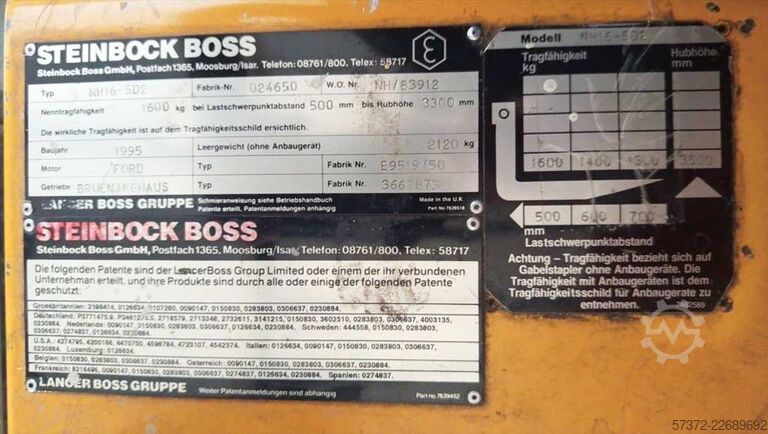  Steinbock Boss NH 16-502