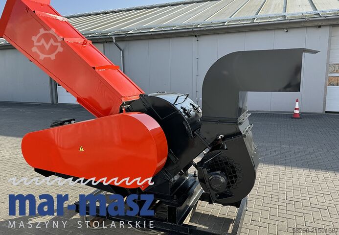 Trommelhakselaar met 4 messen  