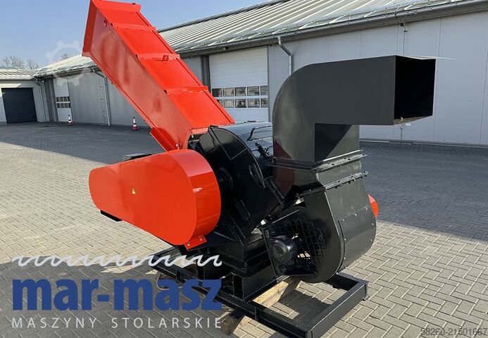 Trommelhakselaar met 4 messen  