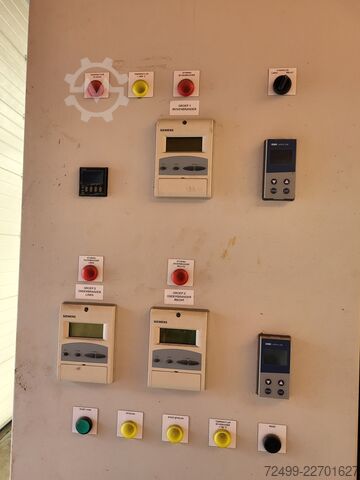 Piroliz fırınları, ikincil yakıcılarla birlikte 2 Pyroliseoven (Eclipse) C125S, 2x TJ75 & 1x TJ100