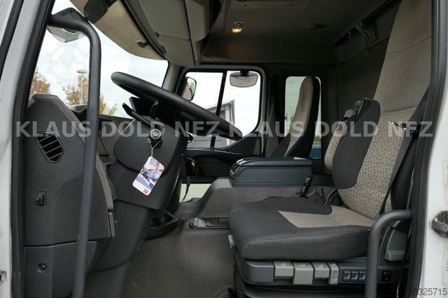 Camión plataforma con toldo RENAULT Premium 430 Getränkewagen Lift-/Lenkachse EU5