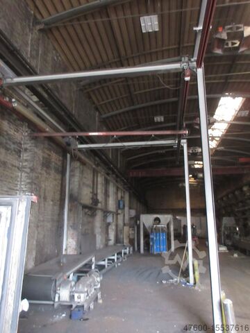 Kraanoverkapping Kraan Binnenkraan Kraanbaan Demag Portalkran KBK Alu 20x4m 2x 125Kg Demag Kettenzug 2x125KG Stahlbau Stützen