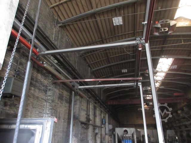 Kraanoverkapping Kraan Binnenkraan Kraanbaan Demag Portalkran KBK Alu 20x4m 2x 125Kg Demag Kettenzug 2x125KG Stahlbau Stützen