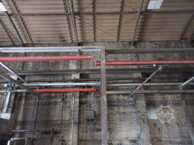 Kraanoverkapping Kraan Binnenkraan Kraanbaan Demag Portalkran KBK Alu 20x4m 2x 125Kg Demag Kettenzug 2x125KG Stahlbau Stützen