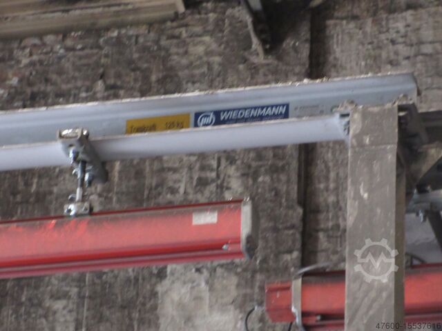 Kraanoverkapping Kraan Binnenkraan Kraanbaan Demag Portalkran KBK Alu 20x4m 2x 125Kg Demag Kettenzug 2x125KG Stahlbau Stützen