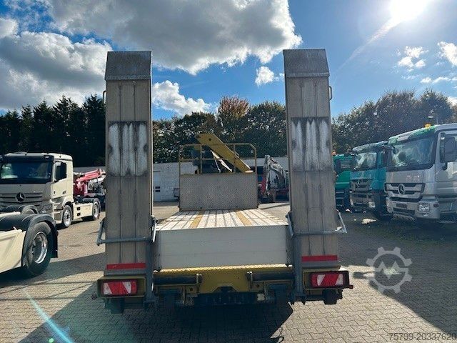 Dieplader oplegger  Stehmann Tandem mit Rampen + 6x Containerverrieg