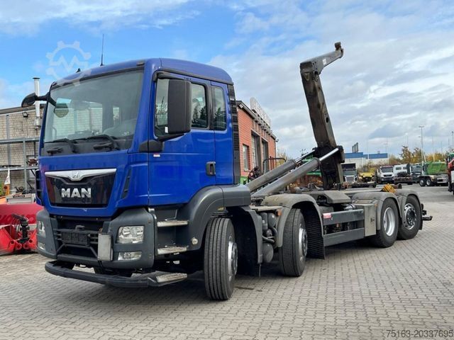 Haakarm vrachtwagen MAN TG-S 35.360 8x2 BL Abrollkipper Meiller 30 to, F