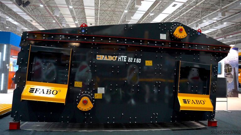 Peneiras vibratórias FABO Vibrating screens HTE-2260 HORIZONTAL VIBRATING SCREEN