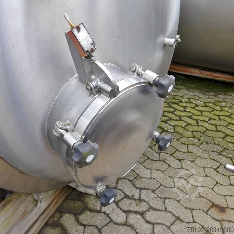 5500 liter verwarmbare/koelbare drukvat van V4A met propellerroerder Apparatebau Nordhausen 8594