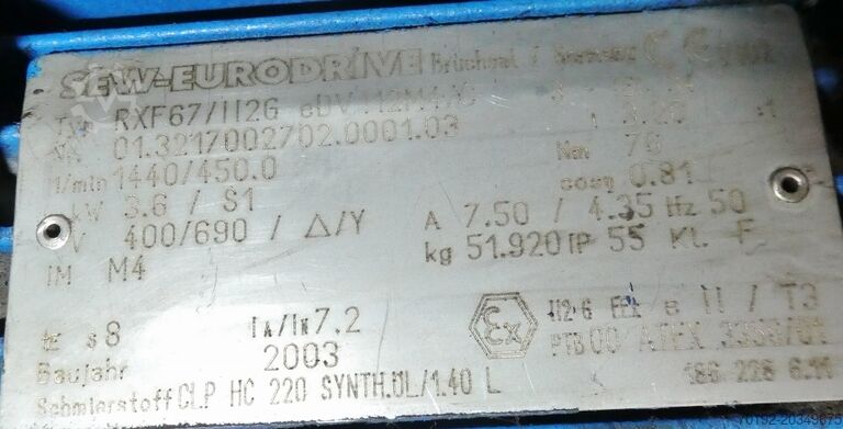 5400 liter verwarmbare/koelbare druktank van V4A met propellerroerder  8467