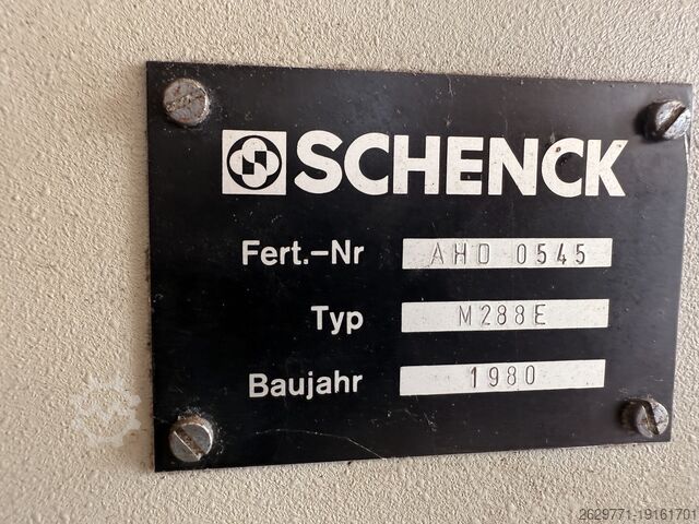 Uitbalanceermachine Schenk H20N