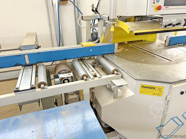 Scie, scie d'atelier, installation d'atelier, alimentation et évacuation RANDEK SPL 728 SPL728 + Abstapelvorrichtung