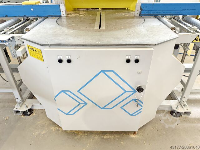Scie, scie d'atelier, installation d'atelier, alimentation et évacuation RANDEK SPL 728 SPL728 + Abstapelvorrichtung