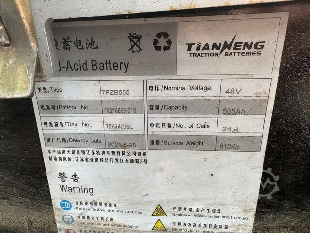 VS-22731 Elektryczny wózek widłowy triplex Baoli KBET15 BAOLI KBET15