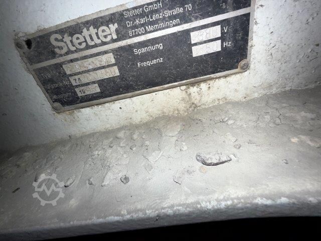 Reeks silo-installatie Stetter Reihensilo