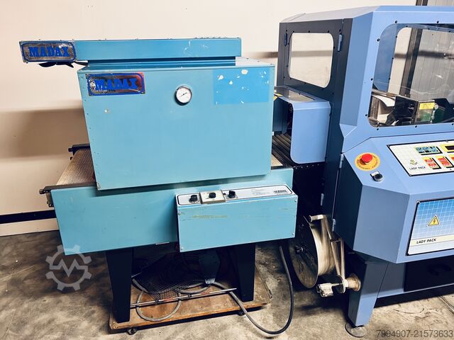 Madax krimptunnel LadyPack Auto 60 + Madax Automatic Shrink Wrapping Machine