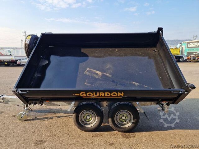 Containertrailers med tippfunktion GOURDON RB 35 TRI-BENNE