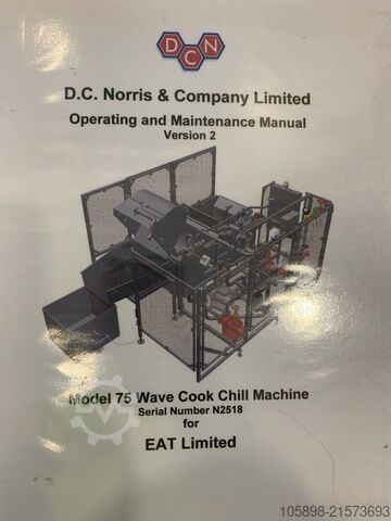 System gotowania i schładzania makaronu i ryżu DC Norris Wave 75 Cook Chill System