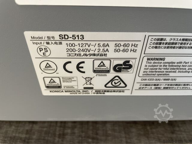 Digitaldruckmaschine Konica Minolta AccurioPress C2070 incl. SD-513 only 464.000 clicks