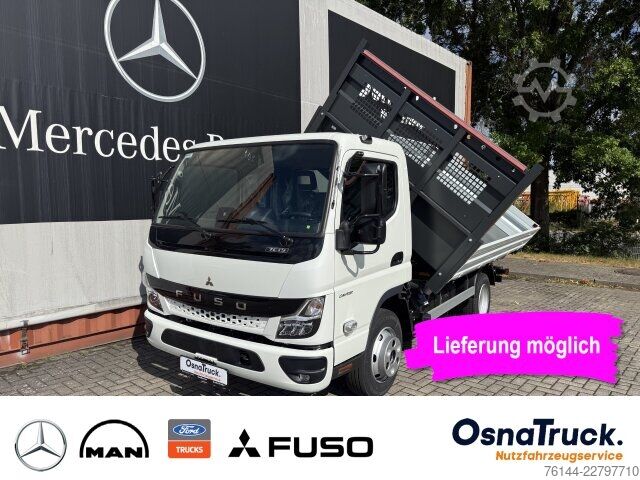 Driezijdige kipper bestelwagen Mitsubishi Canter 7C15AMT 3-Seitenkipper Autom,Nutzl.3785KG