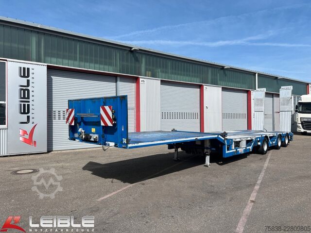 Remorque surbaissée ES-GE 3.SOU-1N-RM Mega-Teleskopierbar-Radmulden-TOP-