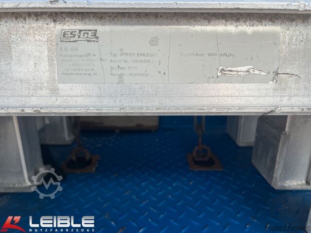 Remorque surbaissée ES-GE 3.SOU-1N-RM Mega-Teleskopierbar-Radmulden-TOP-