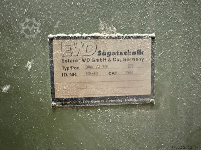 Fabrica de cherestea completă (staționară) EWD Spaner- Kreissägenanlage DWK DWK 700 T-6 / FZ5