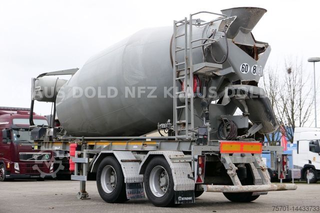 Semirremolque  Louault SR 24 Liebherr  Betonmischer Lenkachse 