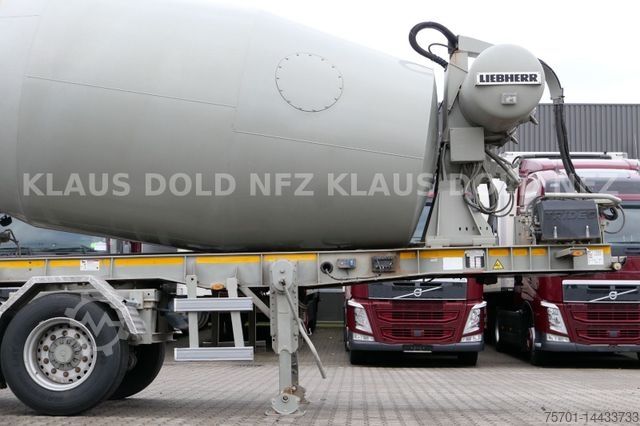 Semirremolque  Louault SR 24 Liebherr  Betonmischer Lenkachse 