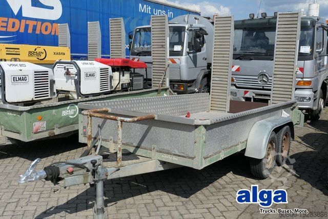 Dieplader oplegger Schoon, Tandem, Rampen, Baggertransport,Verzinkt