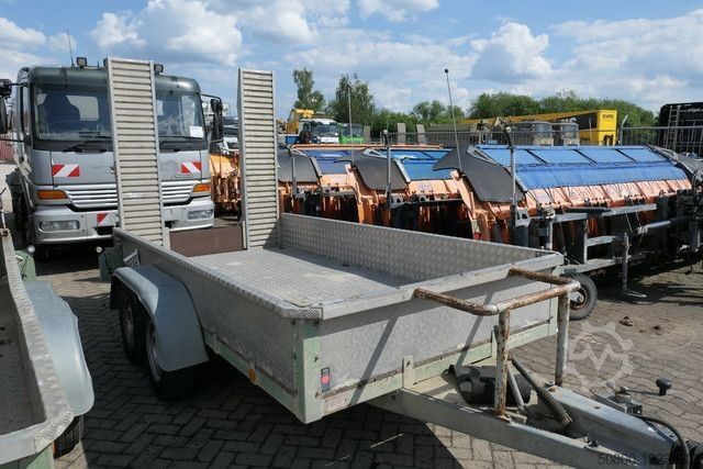Dieplader oplegger Schoon, Tandem, Rampen, Baggertransport,Verzinkt